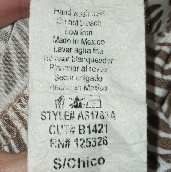 Lilyful Brown and White Skirt Sz.S EUC - Picture 6 of 6